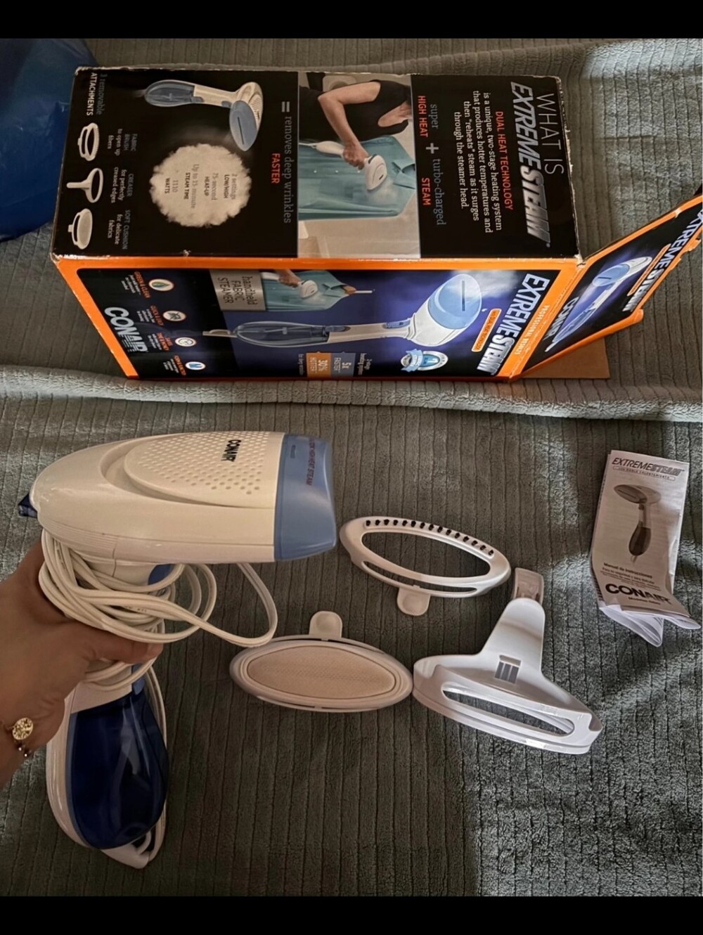 Conair Hand Heald Steamer, Never Used New Out Of The Box - Picture 3 of 4